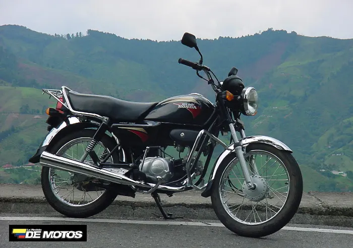 Foto completa de la Honda ECO 100 en color negro.