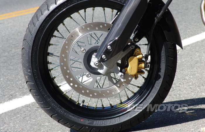 Disco delantero de la Honda FMX 650
