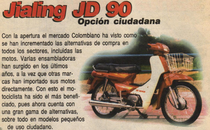 Jialing JD 90 Opción ciudadana