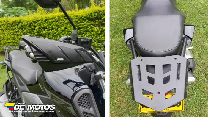 Accesorios adicionales como la parrilla  y los handsavers de la FZ Versión 3.0