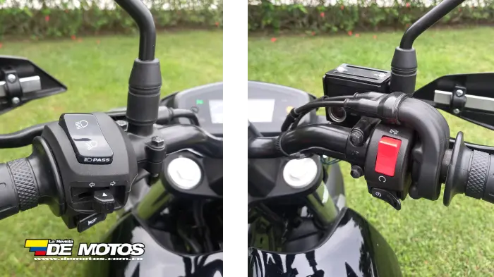 Manillar izquierdo y derecho de la Yamaha FZ Versión 3.0