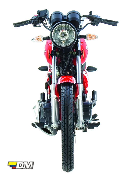 Foto frontal de una AKT EVO 125