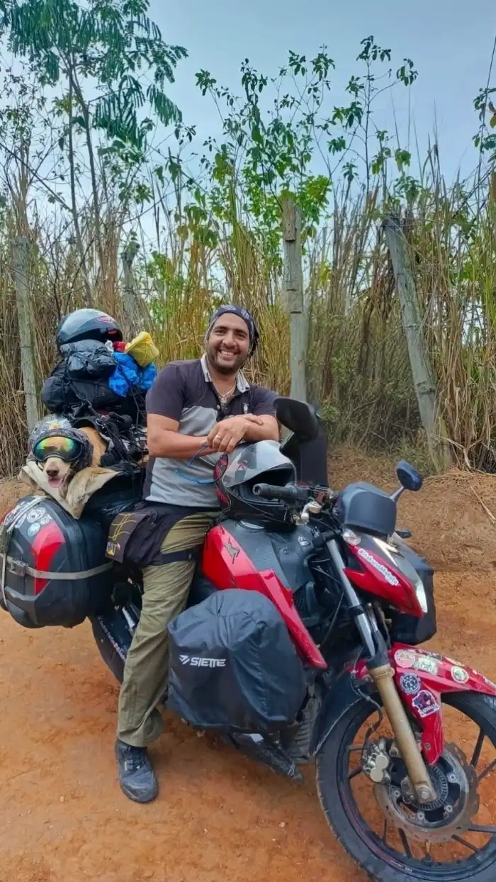 leah la golden viajera 04 Leah, la golden adoptada para rodar por Suramérica. La Revista De Motos