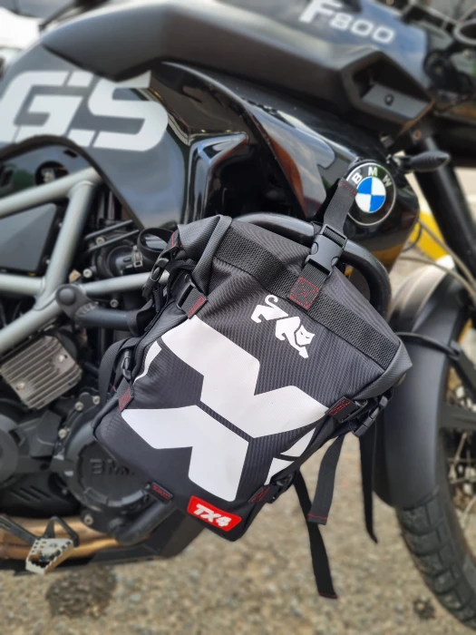 Accesorios para motociclistas TX4 alforja delantera para moto