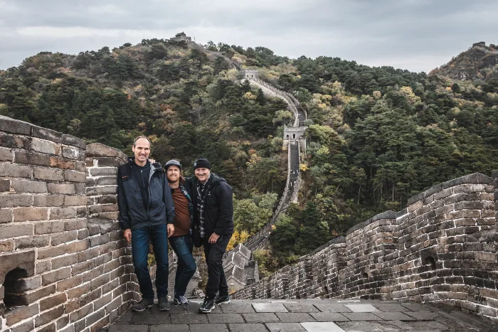 Así comienza la ruta en moto por china, en Beijing