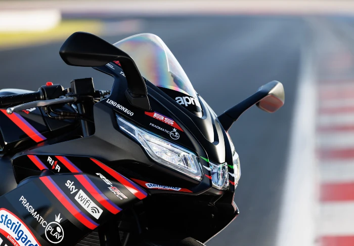 Así luce el frontal de la Aprilia RS 125 GP Replica