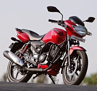 Esta es la primera versión de las motos tvs apache