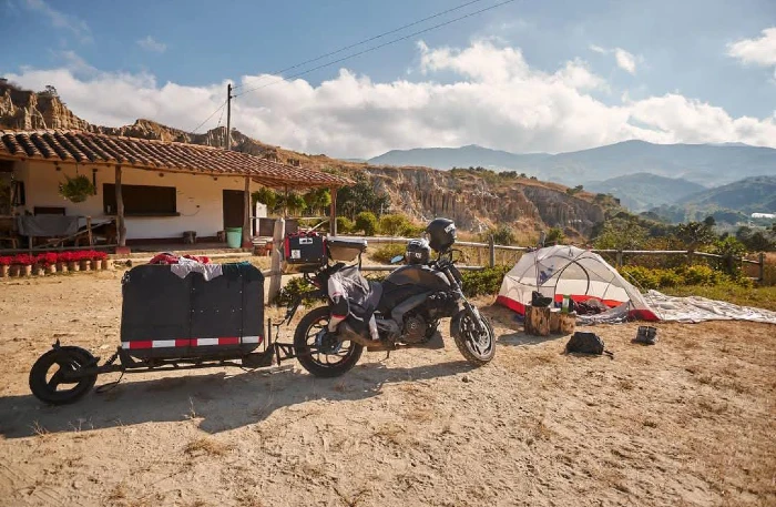 Pastor Alemán Motoviajero que te cuida en el camping