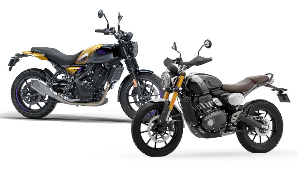GRR450 vs Triumph Scrambler 400 X comparativo