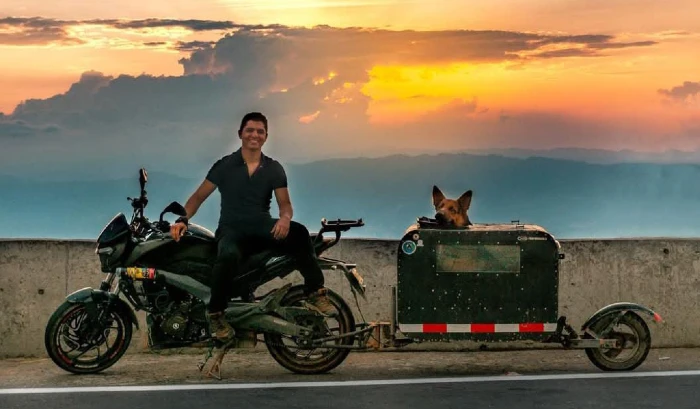 jacobo pastor aleman motoviajero Jacobo el Pastor Alemán Motoviajero que conquistó el Fin del Mundo La Revista De Motos