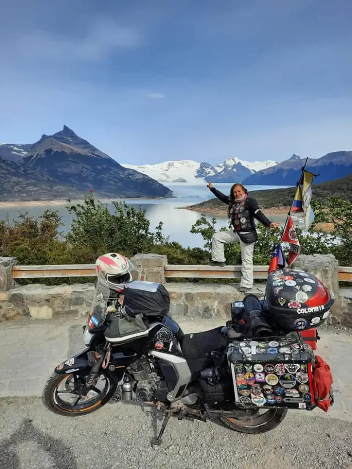maye moto paisaje de fondo ¿Conoces a Maye la motoviajera del alma? La Revista De Motos