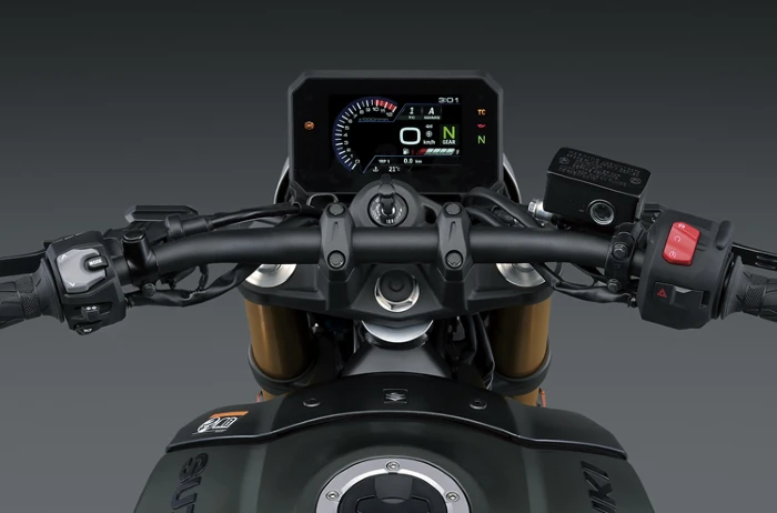 pantalla motos neo retro de suzuki