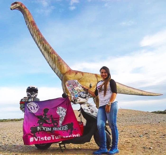luna en la ruta de viaje Entre fronteras y kilómetros: la historia de Luna y el viaje en el que se encontró a sí misma  La Revista De Motos