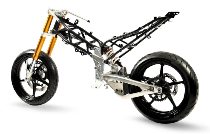 Fantic Street Stealth 125 chasis híbrido acero y aluminio