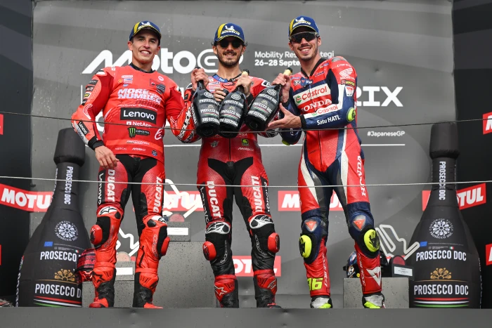 primer podio del Honda HRC Castrol en el 2025