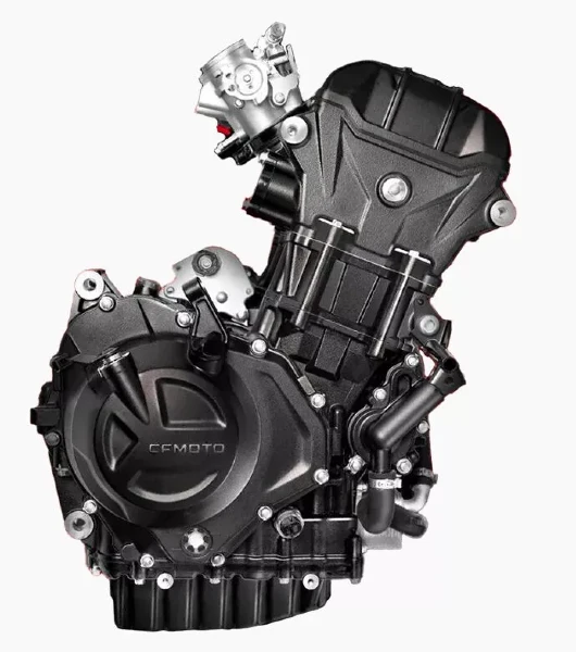 Este es el motor de la CFMOTO con la que se cree se motoriza la nueva KTM RC 490