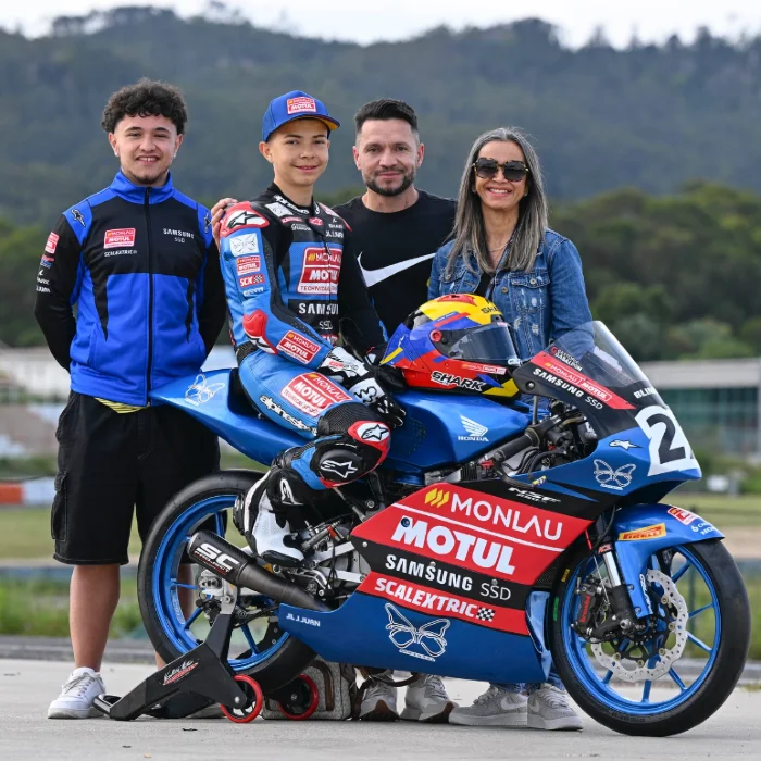 Mateo Marulanda en familia