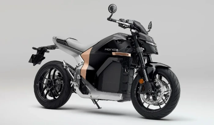 Foto de moto Honda con motor eléctrico