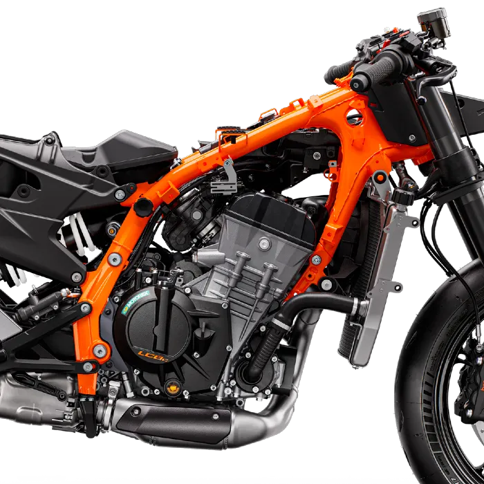Imagen del motor de la Nueva KTM 990