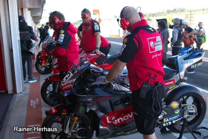 MotoGP en Valencia con las Ducati