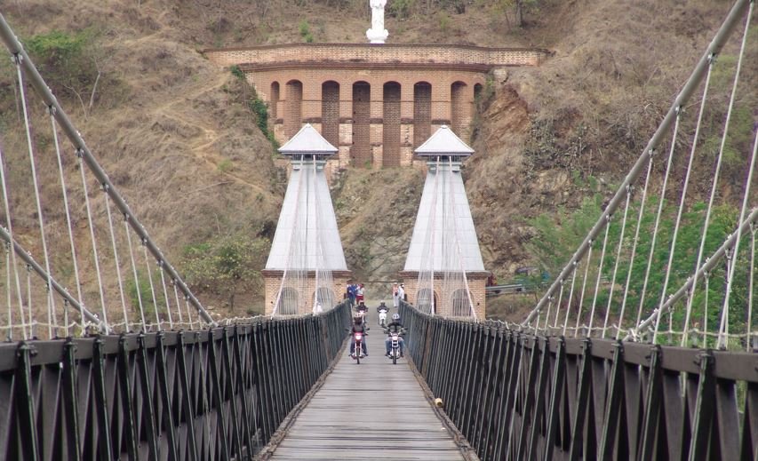 puente de occidente santa fe 5 rutas para viajar en moto por Antioquia 6 Puente de occidente de Santa Fé de Anqtioquia