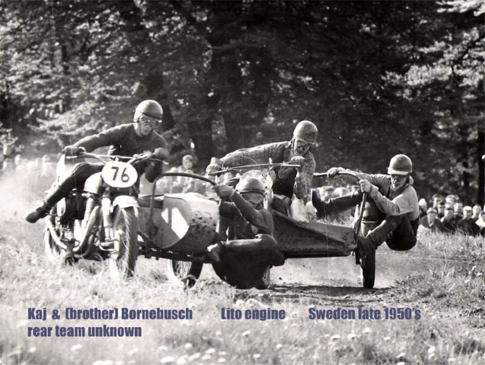 sidecarcross 1950 foto fim Sidecarcross: historia, origen y evolución del motocross de sidecar 1 Durante los años 50 el motocross se expandió por toda Europa