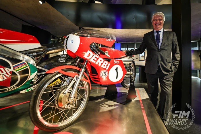 jorge viegas en la inauguracion del museo de las motos de carreras FIM inaugura el Racing Motorcycle Museum: un nuevo templo mundial del motociclismo 1 Jorge Viegas en la inauguración del museo FIM