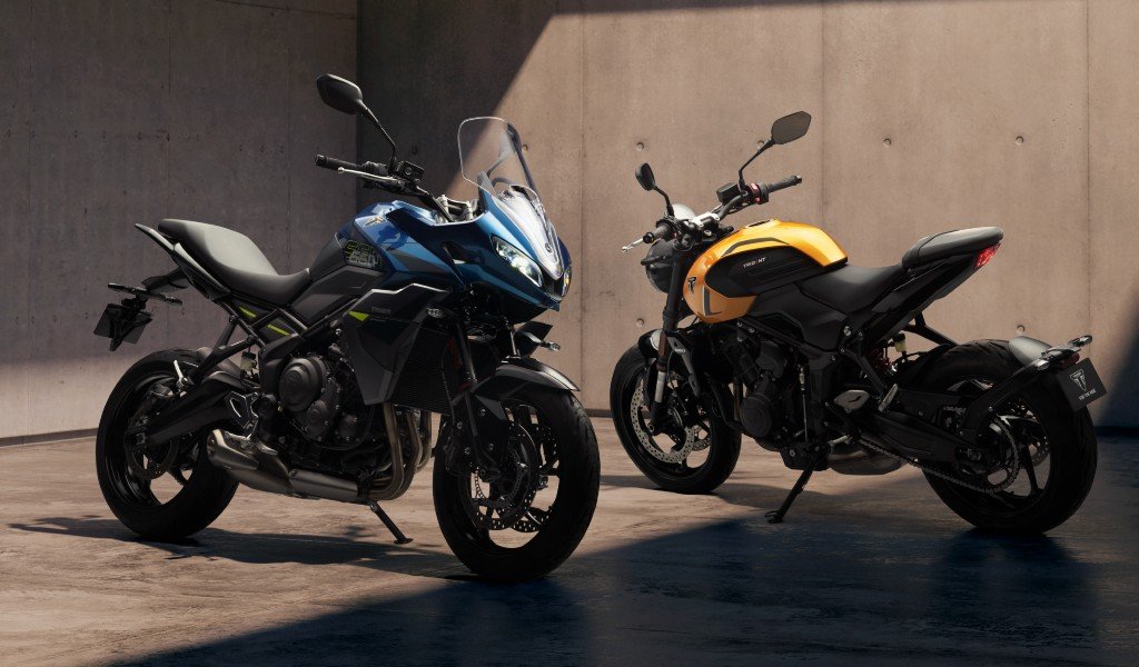 Estas son las renovadas Triumph Trident 660 y Tiger Sport 660 2026