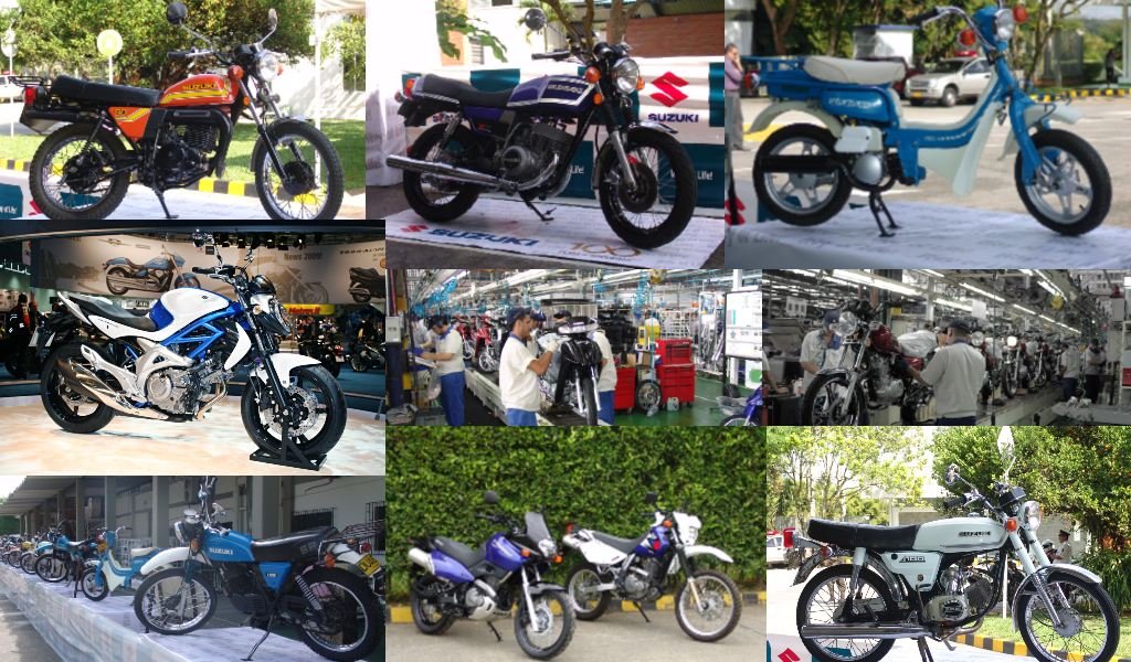 suzuki colombia 44 anos Inicio 20 Suzuki Colombia 44 años acelerando el progreso del país - collage de motos