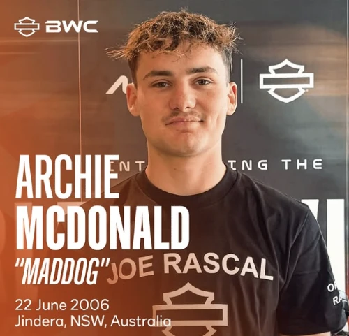 archie mcdonald bagger FIM Harley-Davidson Bagger World Cup alista su debut en MotoGP 3 Piloto australiano FIM Harley-Davidson Bagger World Cup