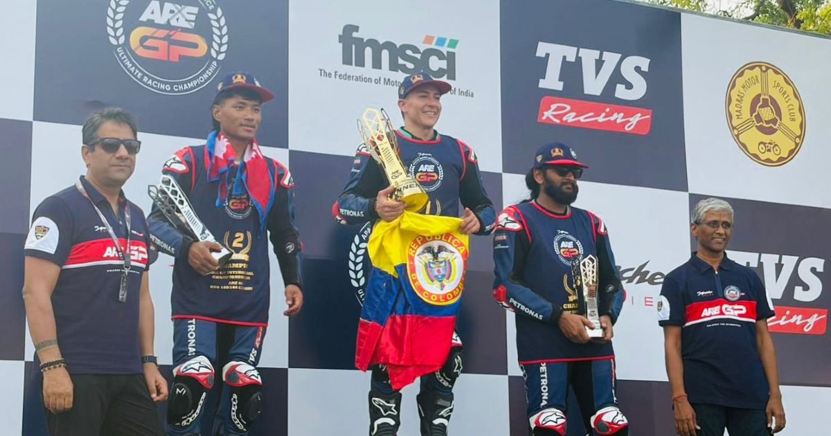 colombia are gp tvs podio en india Inicio 1 ARE GP TVS Colombia, doble podio en la final mundial en India