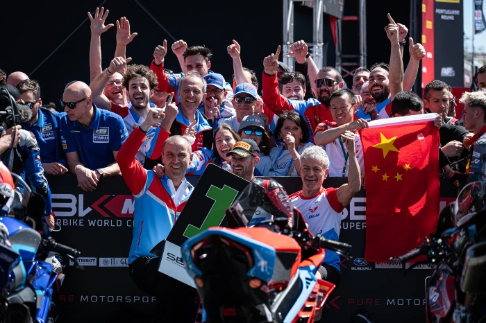 podio en supersport del equipo Será ZXMoto el nuevo fenómeno de China 7 Podio en el worldssp portugal