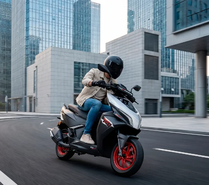 ntorq de tvs motos TVS revoluciona la Feria de las 2 Ruedas 2026: llega la nueva Apache RTX y hay más!!! 3 TVS Ntorq una de las scooters más avanzadas del segmento