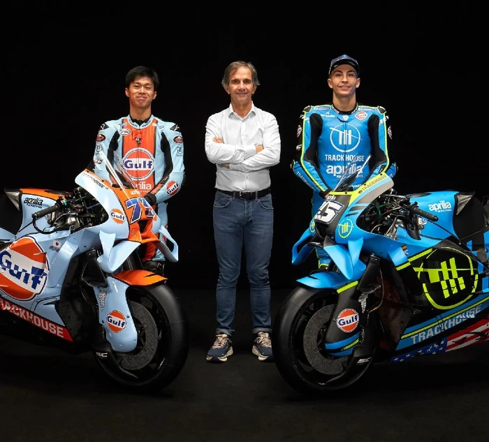 trackhouse aprilia Aprilia: la evolución tecnológica italiana que hoy desafía a los gigantes de MotoGP 5 Trackhouse Aprilia