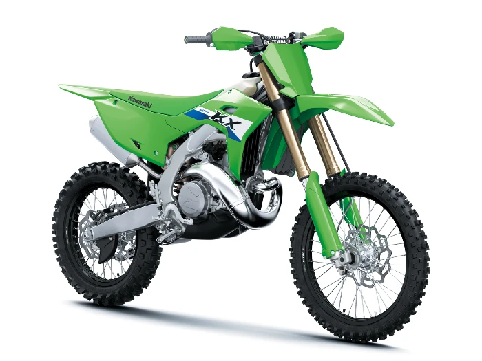 kawaski kx327x vista completa angulo lateral El rumor era cierto reviven las 2T con las Kawasaki KX 2 tiempos 2 Nueva Kawasaki KX 2 tiempos referencia kx327x