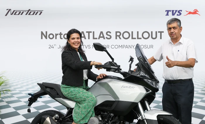 norton atlas tvs Norton Atlas inicia producción en India: la primera motocicleta de la legendaria marca sale de la planta de TVS en Hosur 3 Primera unidad de la Norton Atlas producida por TVS en India