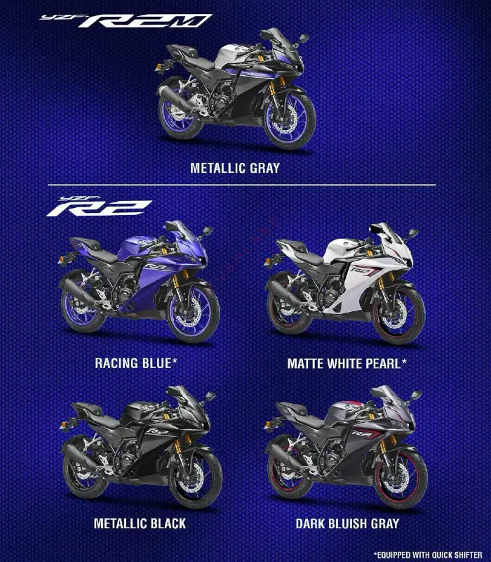 colores de la nueva yamaha yzf r2 india Nueva Yamaha YZF-R2: así es la deportiva que lleva la familia R a otro nivel 6 Colores Yamaha YZF-R2
