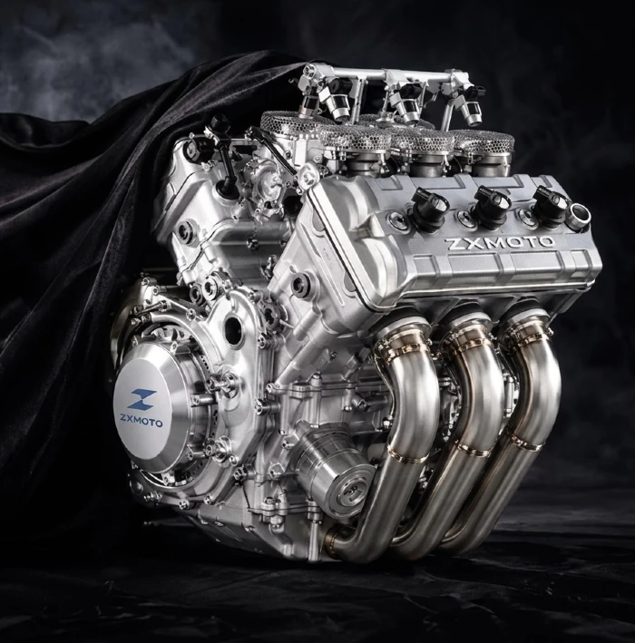 prototipo motor v5 zxmoto 1000cc ZXMOTO prepara un motor V5 de 1.000 cc para desafiar los límites 2 Este es el prototipo del ZXMoto V5