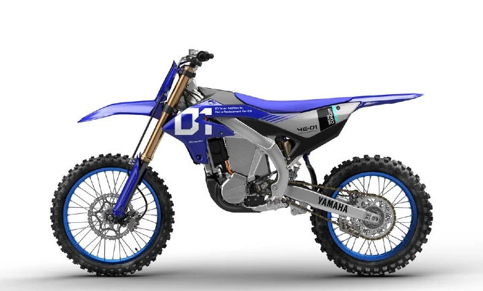 vista lateral del prototipo yamaha ye 01 Yamaha YE-01: el motocross eléctrico de Yamaha se prepara para el MXoN 2026 4 Moto Yamaha YE-01 para motocross