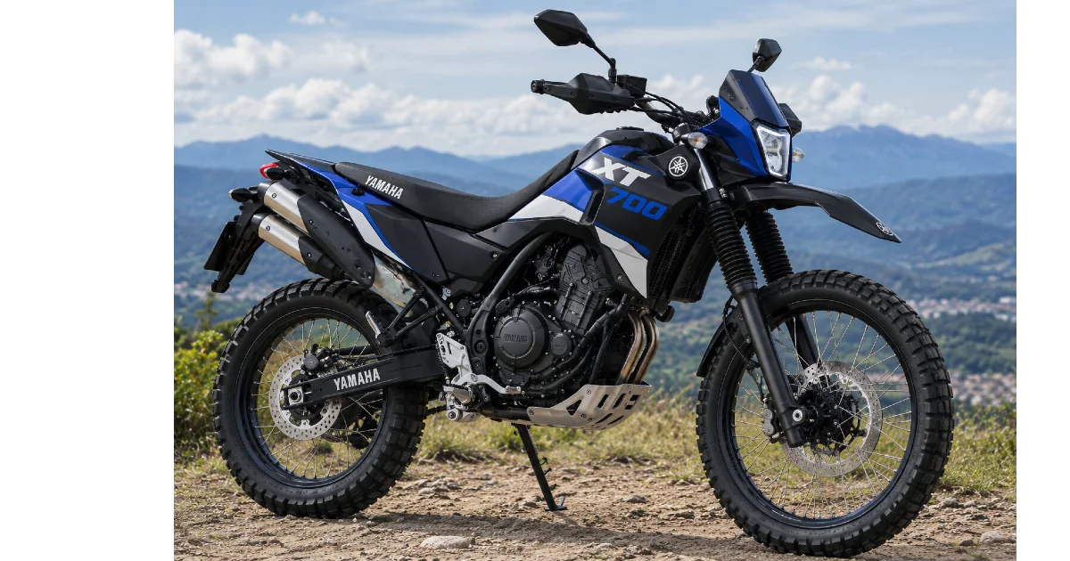 Yamaha XT700 foto desarrollada con IA