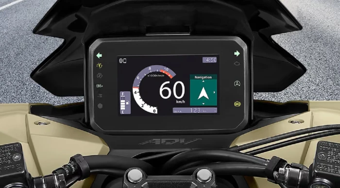 adv160 honda pantalla tft La Honda ADV160 llega a India: ¿La veremos en Colombia? 2 Tablero Honda ADV160