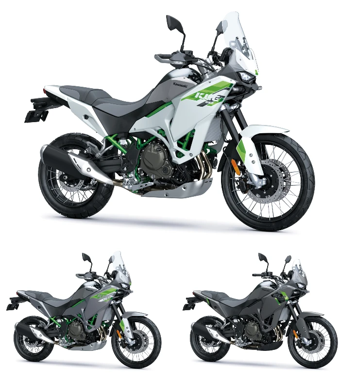 colores kawasaki kle650 2027 Kawasaki KLE650 2027: una nueva adventure touring con motor bicilíndrico de 649 cc 3 Tres colores de la Kawasaki KLE650 2027