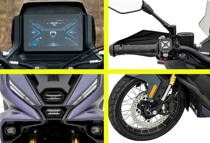 detalles voge VOGE SR450X: el scooter crossover bicilíndrico que podría llegar a Colombia 2 Detalles del VOGE SR450X bicilindrico
