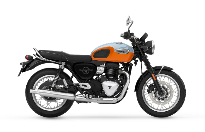 foto laterial de la triumph bonneville t40 azul Nueva Bonneville T40: la entrada al mundo clásico de Triumph 1 Bonneville T40 vista lateral de la Triumph