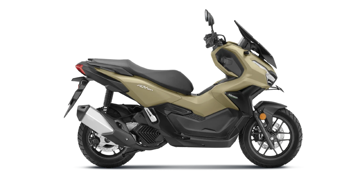 honda adv160 imagen de perfil en estudio Inicio 1 Honda ADV160 imagen estática en fondo neutro