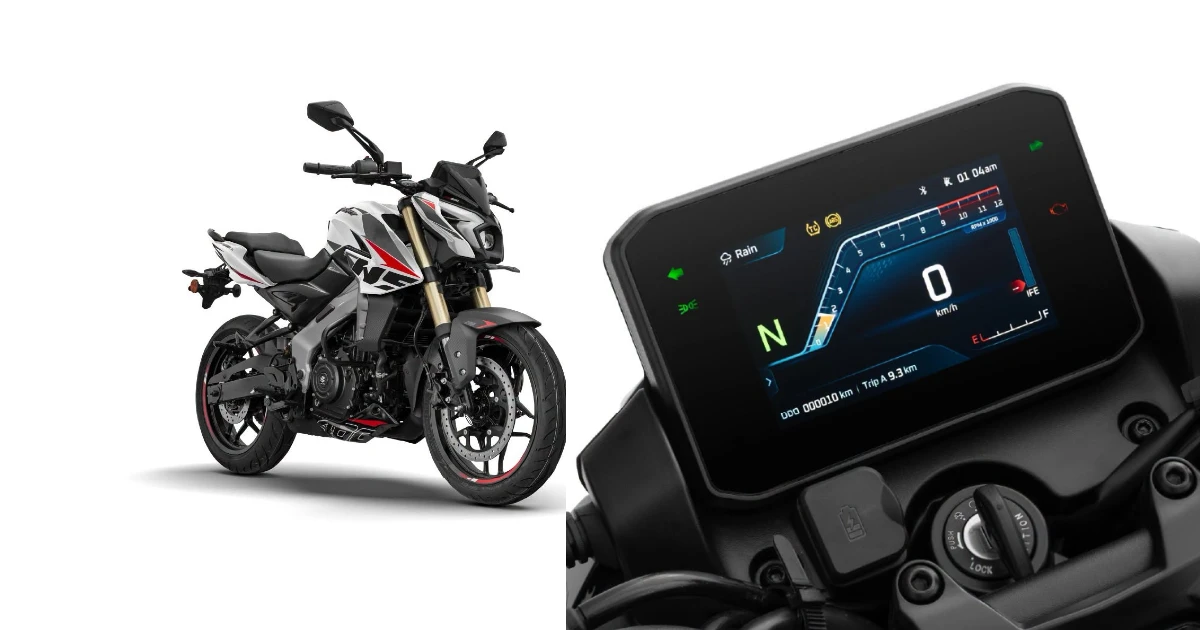 pulsar ns400z estrena pantalla tft foto bikewale india Inicio 1 Pulsar NS400z estrena pantalla TFT foto Bikewale India